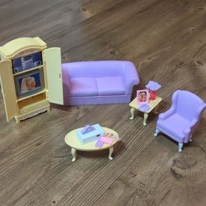 Barbie living room set